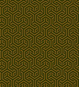 Opus Fabric by Arley House Green / Saffron