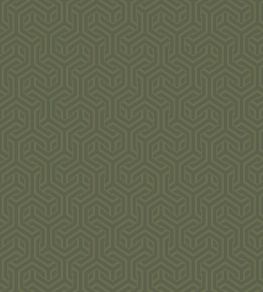 Opus Wallpaper by Arley House Moss Green