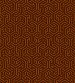 Opus Fabric by Arley House Rust / Amber