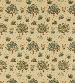 Orchard Fabric by Morris & Co Olive/Gold