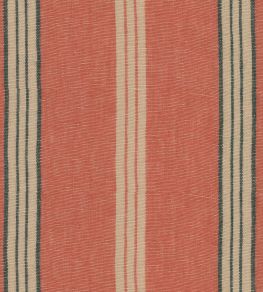 Oregon Stripes Fabric by MINDTHEGAP Orange Taupe