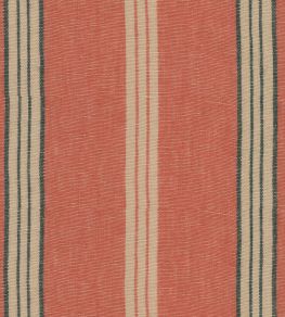 Oregon Stripes Fabric by MINDTHEGAP Orange Taupe