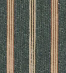 Oregon Stripes Fabric by MINDTHEGAP Washed Blue