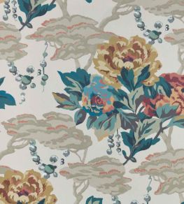 Paeonia Wallpaper by 1838 Wallcoverings Warm Sand