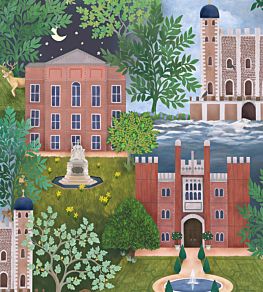 Palace Tales Wallpaper by Cole & Son Leaf Green