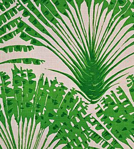 Palma Fabric by Christopher Farr Cloth Green