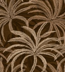 Palmetto Fabric by Arley House Umber