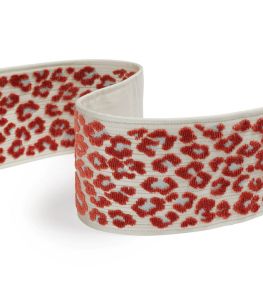 Panthera Braid Trim by James Hare Coral Spice