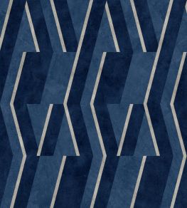 Parallels Wallpaper by Coordonne Ultramarine