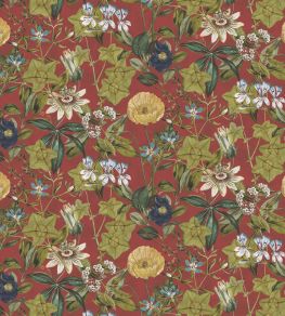 Passiflora Fabric by Clarke & Clarke Rouge