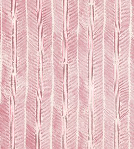 Peacock Fabric by Christopher Farr Cloth Hot Pink