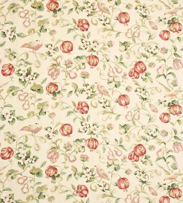 Pear & Pomengranate Fabric by Sanderson Mauve/Fennel