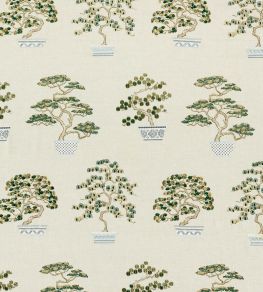 Penjing Fabric by Sanderson Scallion Green