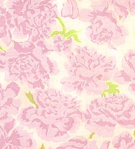 Peonies Fabric by Christopher Farr Cloth Lilac
