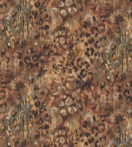 Persian Leopard Fabric by Arley House Ember