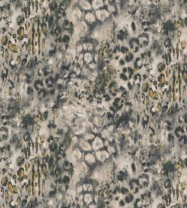 Persian Leopard Fabric by Arley House Smoke