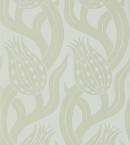 Persian Tulip Wallpaper by Zoffany Silver