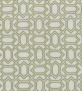 Petite Paravento Fabric by Vanderhurd Moss/Natural