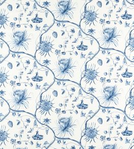 Phaedra Toile Fabric by Zoffany Indigo