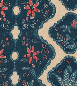 Phoenicia Batik Fabric by MINDTHEGAP Indigo Taupe
