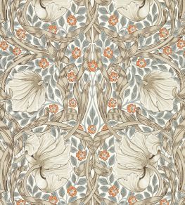 Pimpernel Wallpaper by Morris & Co Linen/Coral