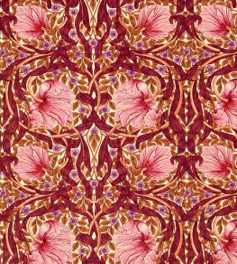 Pimpernel Velvet Fabric by Morris & Co Sunset Boulevard