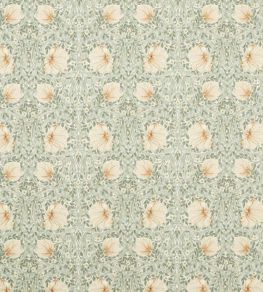 Pimpernel Wide Width Fabric by Morris & Co Sage/Caramel