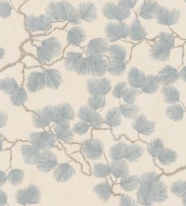 Pine Mural by Sandberg Misty Blue