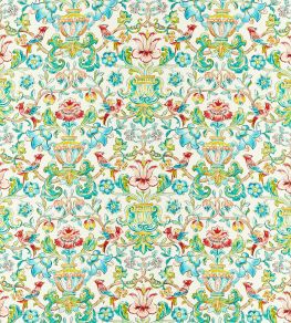 Pompadour Print Fabric by Zoffany Multi