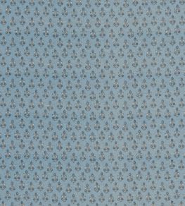Poppy Sprig Fabric by GP & J Baker Blue