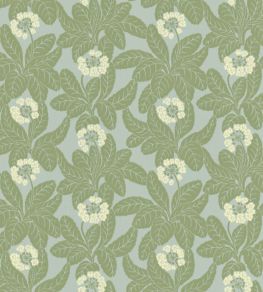 Primula Wallpaper by Langelid Von Bromssen Field Green