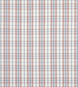 Purbeck Check Fabric by Baker Lifestyle Red/Blue
