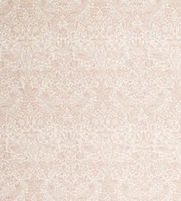 Pure Strawberry Thief Sheer Wide Width Fabric by Morris & Co Blush