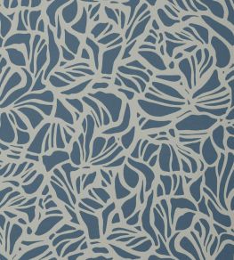 Purity Wallpaper by 1838 Wallcoverings Prussian Blue