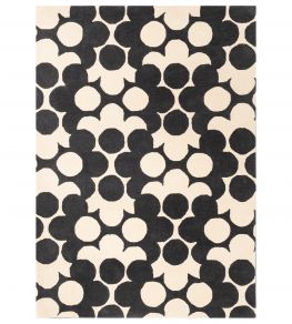 Puzzle Flower Rug by Orla Kiely Slate