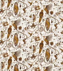 Quetzal Fabric by Clarke & Clarke Gold