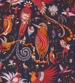 Quetzal Wallpaper by Clarke & Clarke Violet