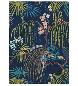 Rain Forest Rug by Sanderson Tropical Night