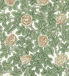 Rambling Rose Wallpaper by Morris & Co Leafy Arbour/Pearwood