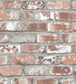 Real Red Brick Wallpaper by Woodchip & Magnolia Red