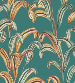 Revive Wallpaper by Ohpopsi Tropical Teal