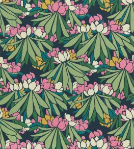 Rhododendron Wallpaper by 1838 Wallcoverings Magenta