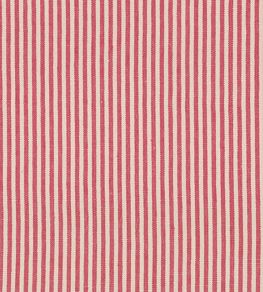Rhubarb Stripe Fabric by MINDTHEGAP Red White