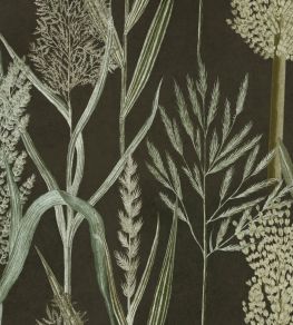 Riverside Flora Wallpaper by MINDTHEGAP Anthracite