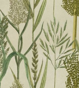 Riverside Flora Wallpaper by MINDTHEGAP Taupe
