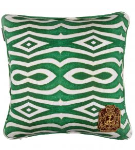 Riverside Pillow 20 x 20" by MINDTHEGAP Green