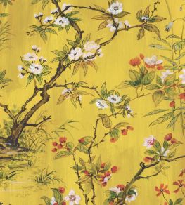 Rivington Fabric by Woodchip & Magnolia Yellow