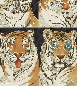 Roar Emotions Wallpaper by Brand McKenzie Charcoal