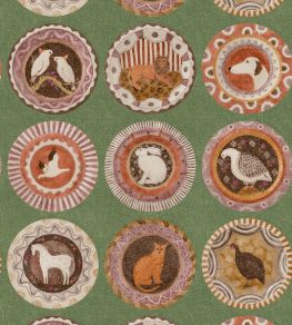 Robina's Dinner Party Wallpaper by GP & J Baker Green