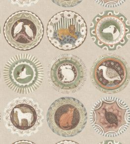 Robina's Dinner Party Wallpaper by GP & J Baker Sage